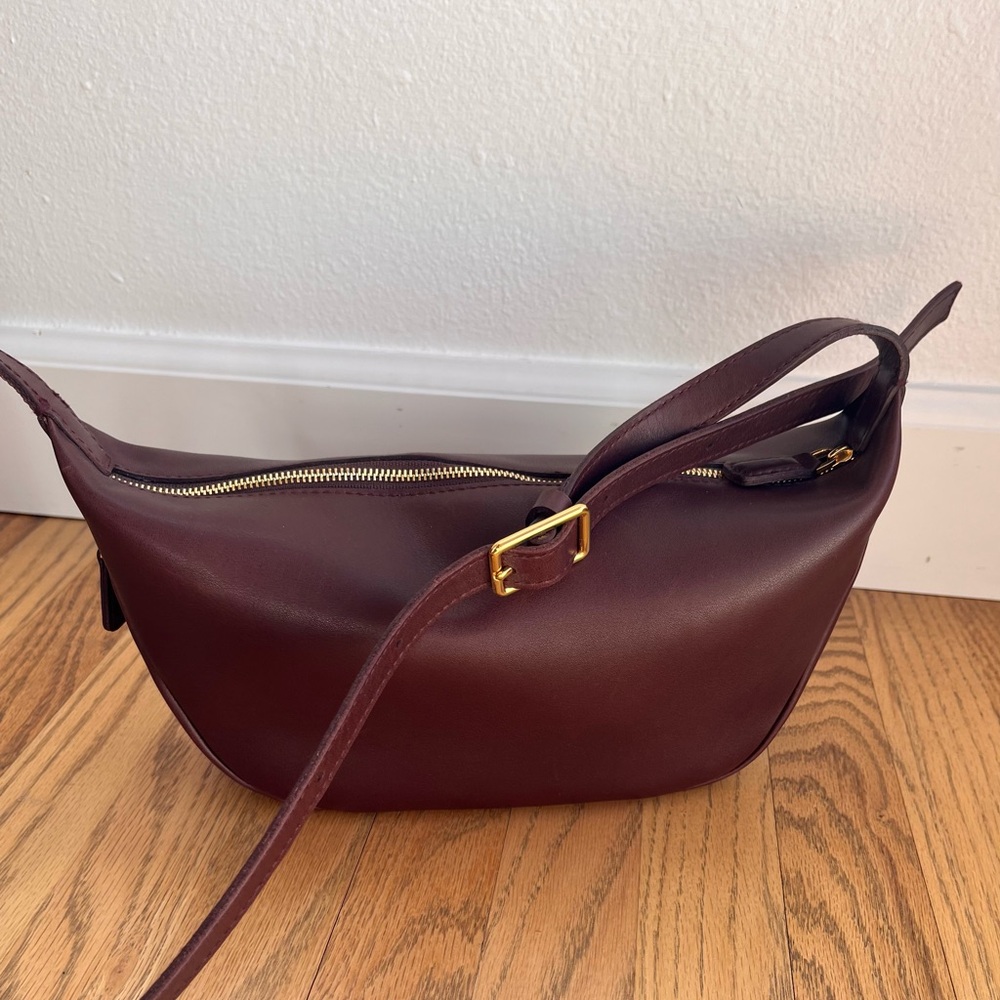 MADEWELL Brown Leather Sling Bag